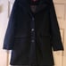 Merona black wool blend single brested button up peacoat S