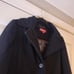 Merona black wool blend single brested button up peacoat S