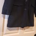 Merona black wool blend single brested button up peacoat S