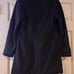 Merona black wool blend single brested button up peacoat S