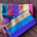 Vtg Crate And Barrel Cloth Napkins 1993 Vibrant Rainbow Colorful Lot Of 4 19x16