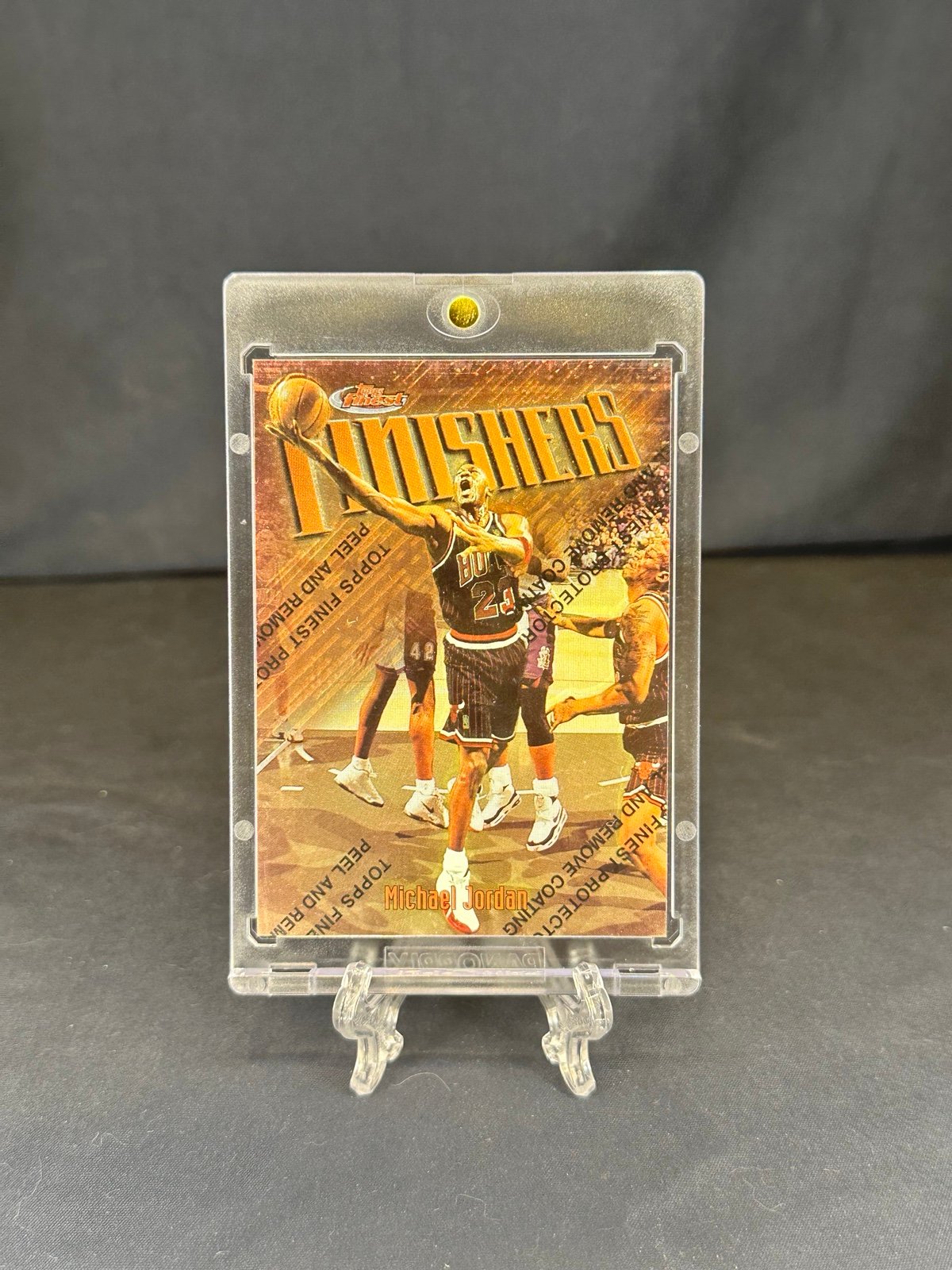 Michael Jordan 1997 Topps Finest “Finishers” Insert