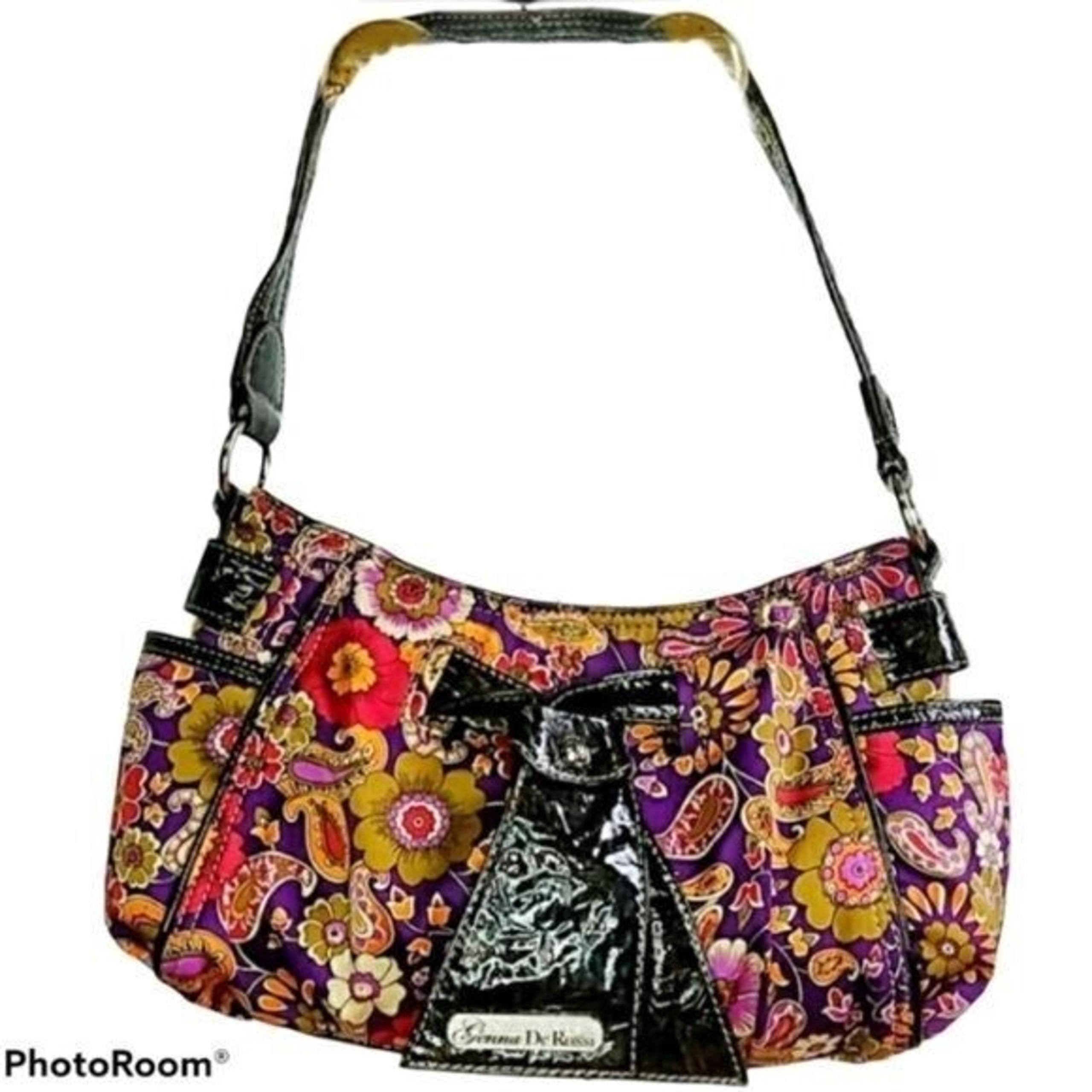 Bag Genna De Rossi Paisley Shoulder Satchel Handbag Purse Tote WOMEN'S WOMAN'S