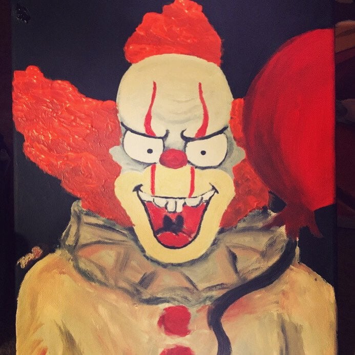 Acrylic painting