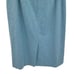 Vintage 80's Albert Nipon Skirt Wool Silk Pencil Metallic Flecked Pastel Blue 16