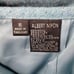 Vintage 80's Albert Nipon Skirt Wool Silk Pencil Metallic Flecked Pastel Blue 16