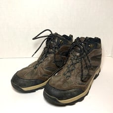 Eddie Bauer Graham Leather Lace Up Ankle Hiking/Workboot Mens 12 Brown Utility