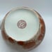 Fujita Kutani Japan Vintage Teapot Wicker Handle Orange Gold Chrysanthemum