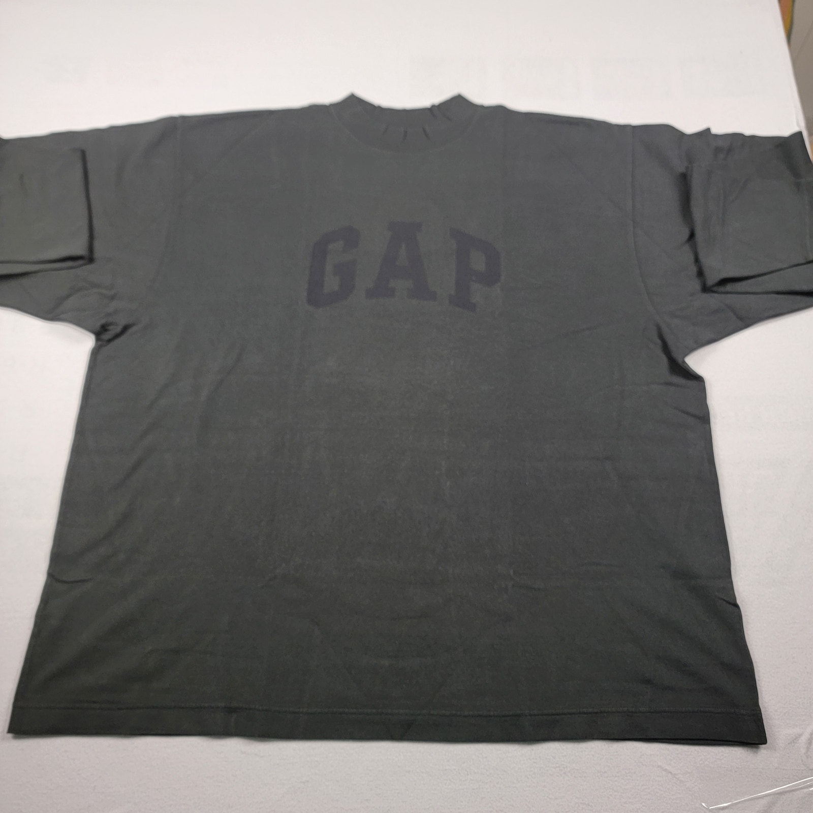 Yeezy x GAP Dove Long Sleeve Black T-Shirt Men's XL(706-708)
