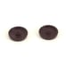 CHANEL Buttons Dark Brown Metal Soda Cap