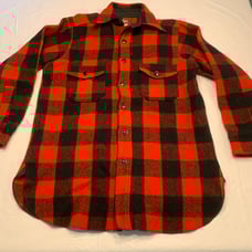 Vintage 50s Woolrich Buffalo Plaid Wool Mackinaw Driving Jacket Car Coat Men’s L