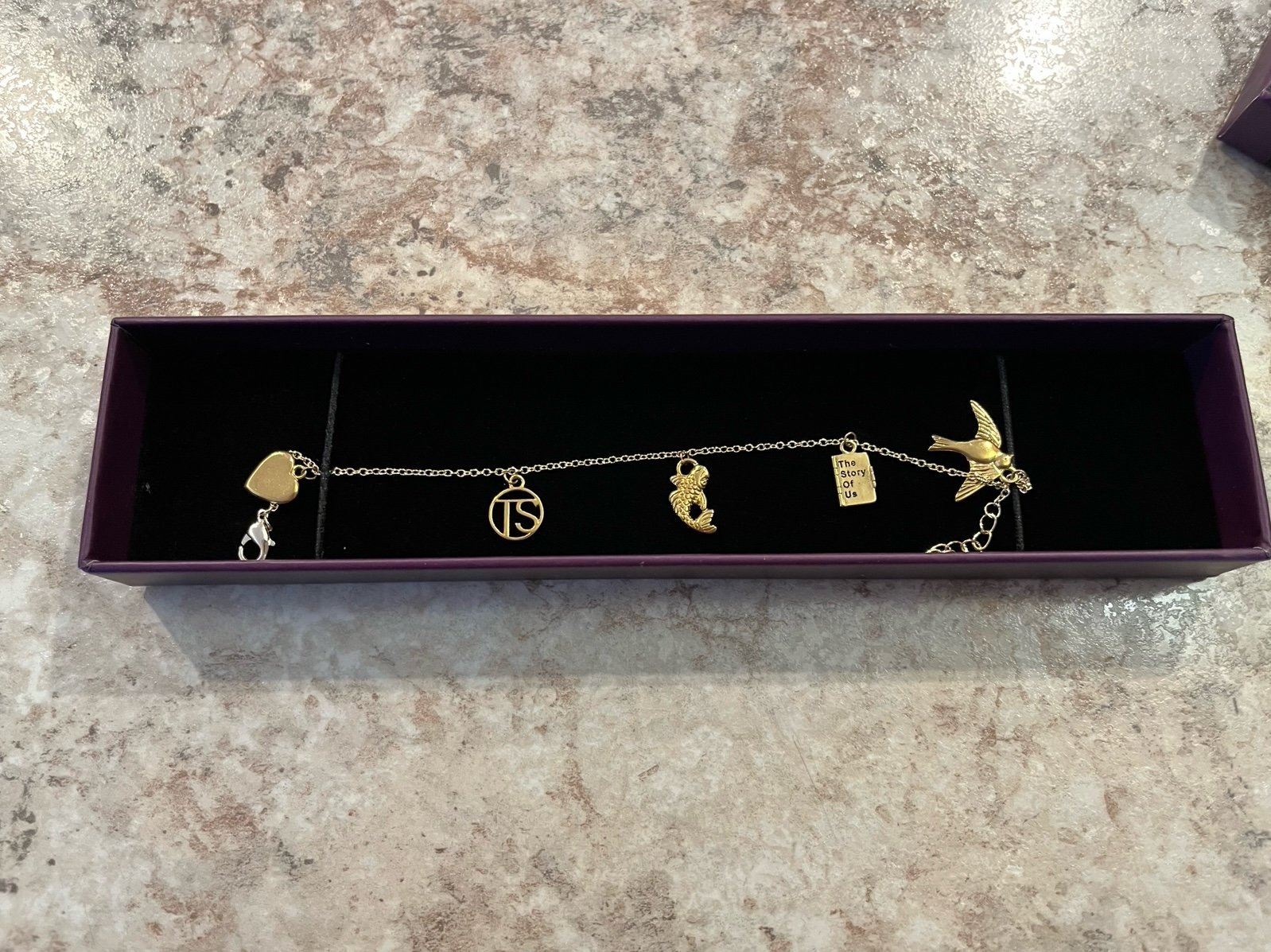 Taylor Swift Speak Now charm bracelet brand new