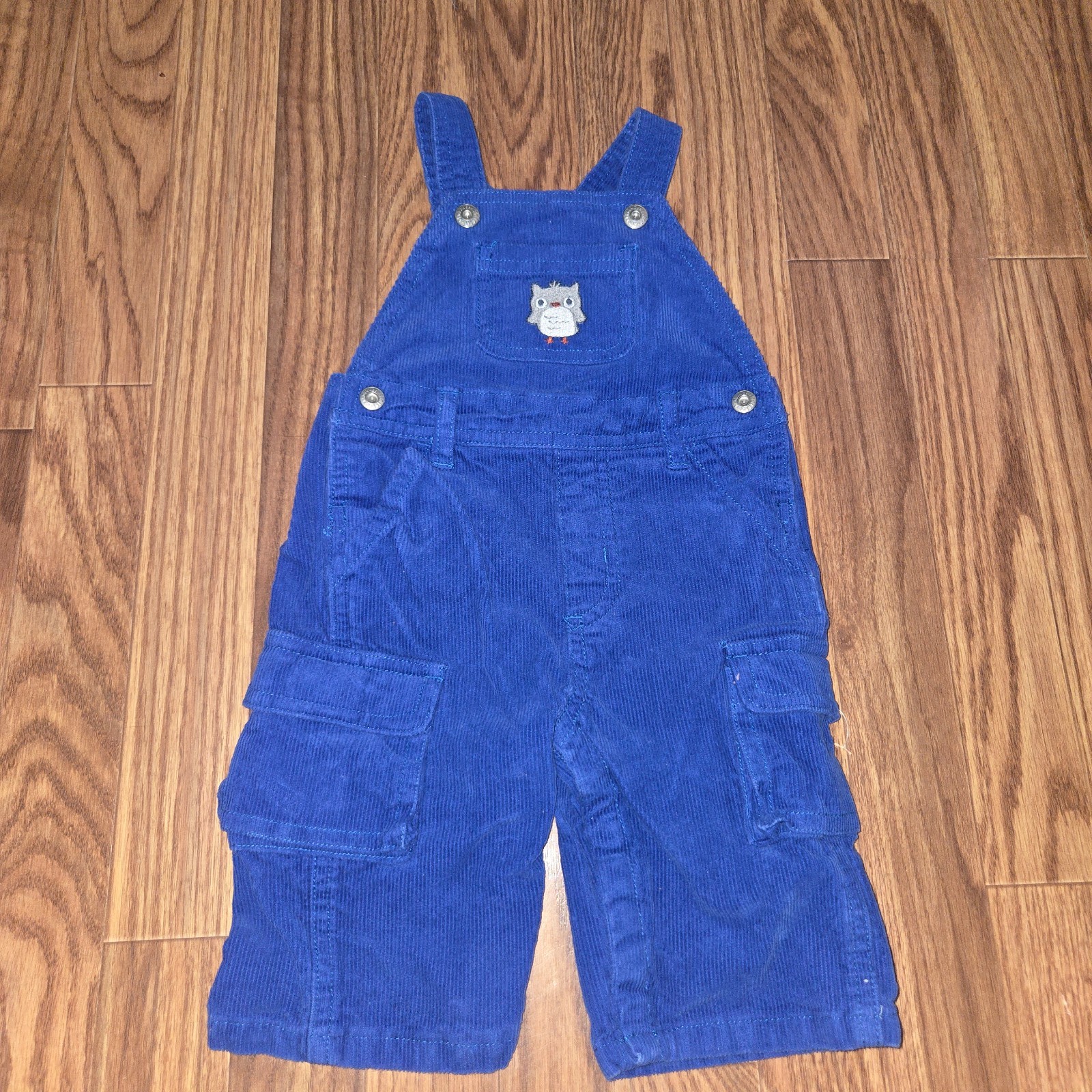 Vintage Gymboree Corduroy Owl Overalls Baby Boy 3-6 Months 2013