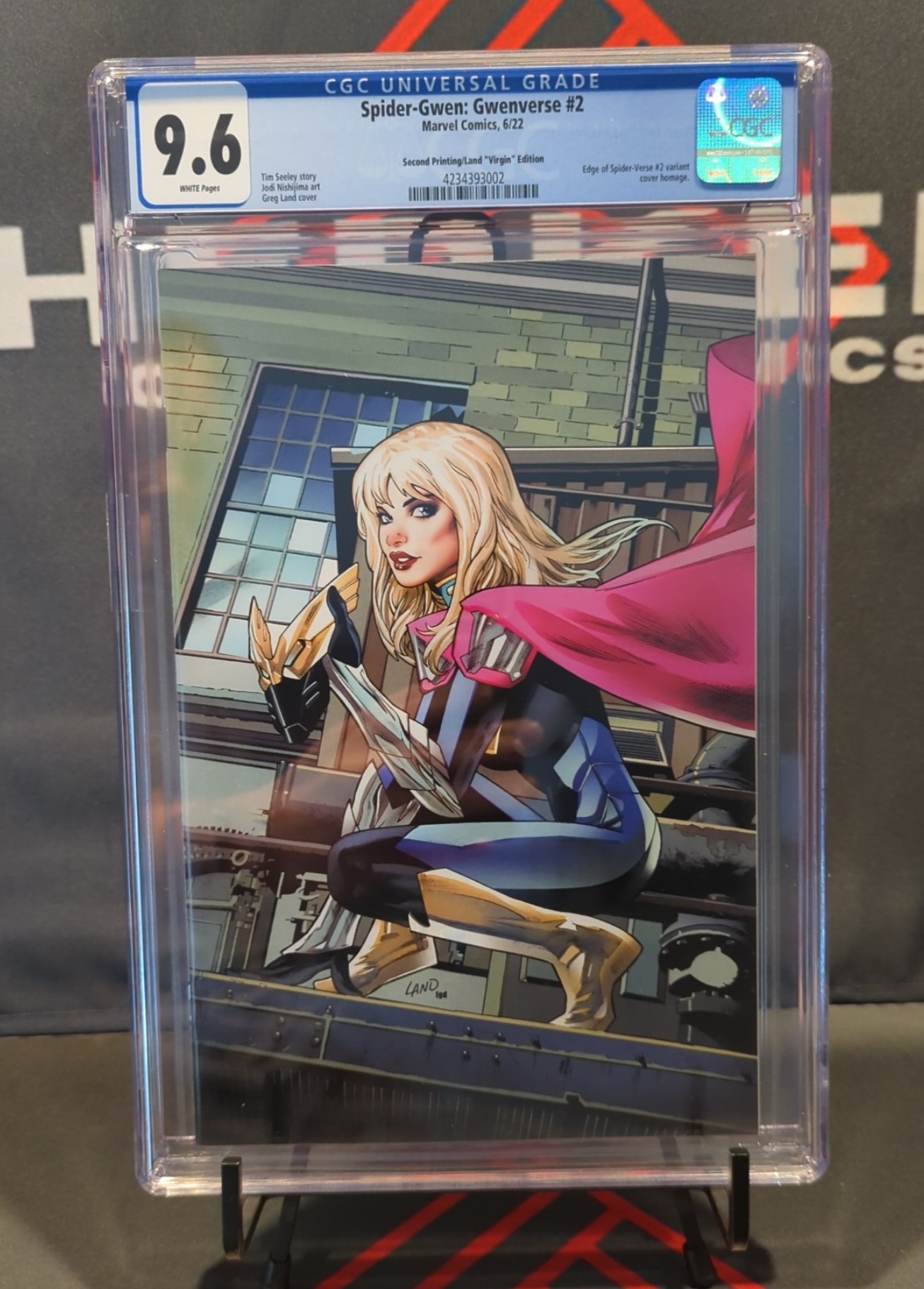 Spider-Gwen Gwenverse #2 CGC 9.6 Greg Land Variant Marvel Comics 2022 Virgin