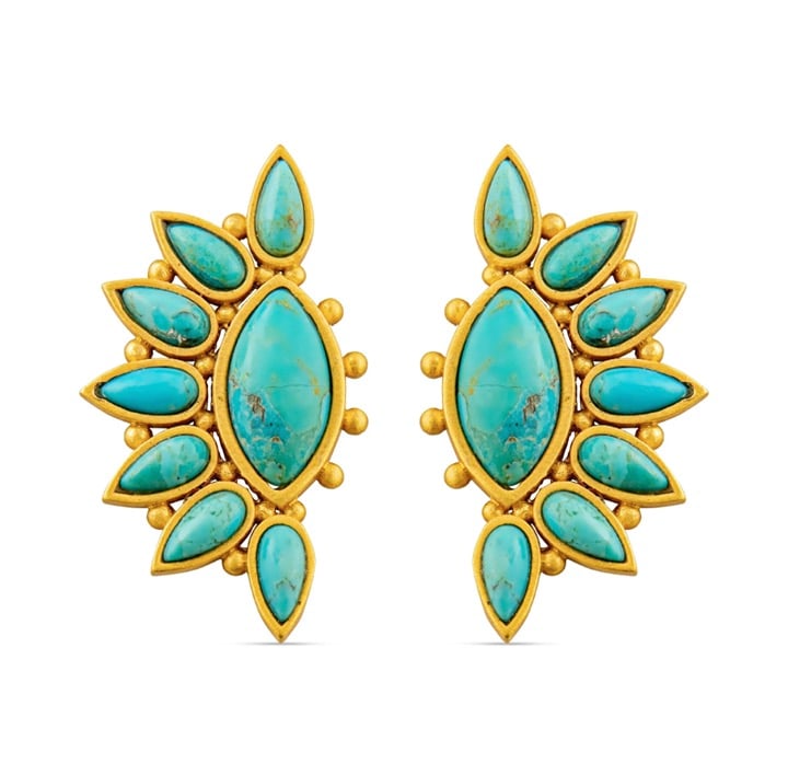 Christina Greene Jewelry Turquoise Hummingbird Earrings