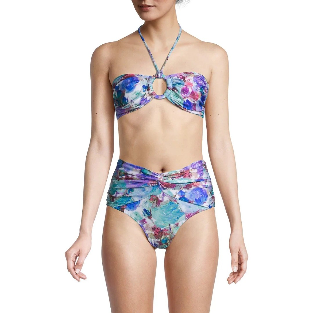 PATBO Blossom Bandeau Bikini Top Large