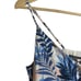 Slate & Willow Blue Tropical Leaf Print Handkerchief Hem Sleeveless Dress Size S