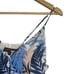 Slate & Willow Blue Tropical Leaf Print Handkerchief Hem Sleeveless Dress Size S
