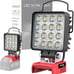 34W 3400Lumens Work Light for Milwaukee 18v