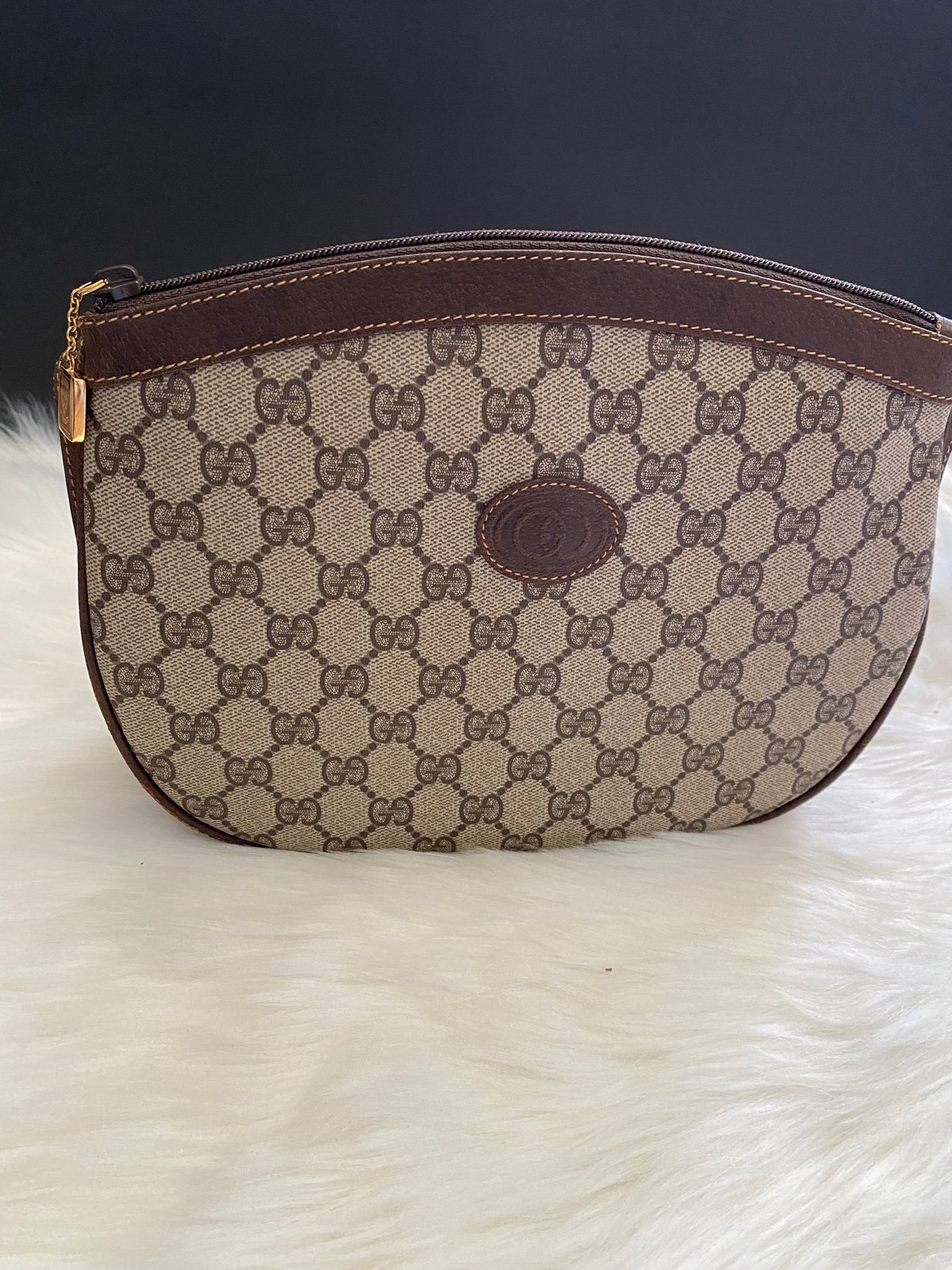 Gucci Brown PVC Crossbody