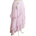 NWT Loveshackfancy Dasher Skirt Soft Iris Pink Ruffle Asymmetric 475 Sz 6