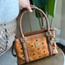 MCM cognac handbag