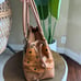 MCM cognac handbag