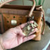 MCM cognac handbag