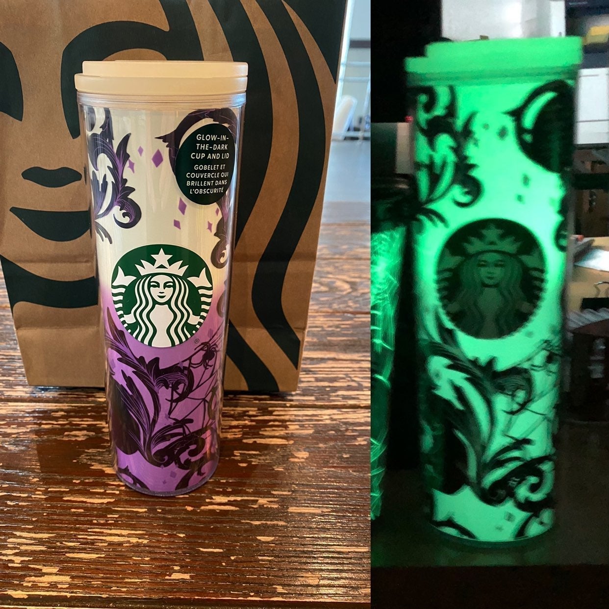 Starbucks Purple Halloween Seasonal Decor | Mercari