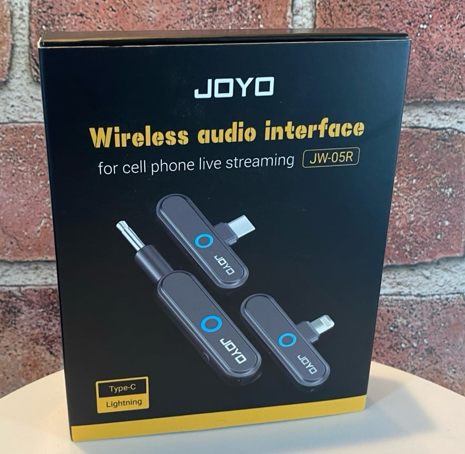 JOYO Wireless Audio Interface Transmitter and Receiver for Live Streaming