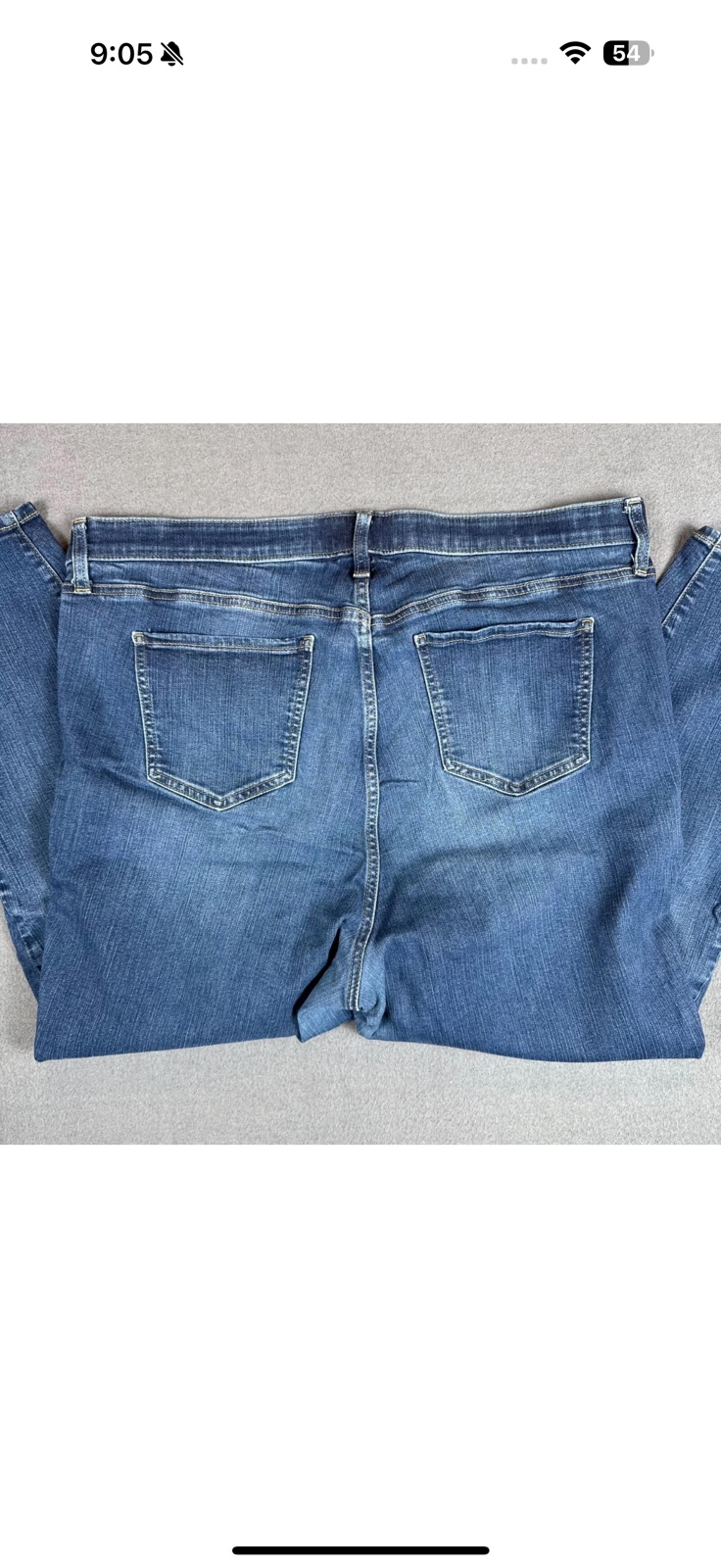 Torrid Premium Jeans Womens Size 20S (38x24) Sky High Skinny Crop Stretchy Waist