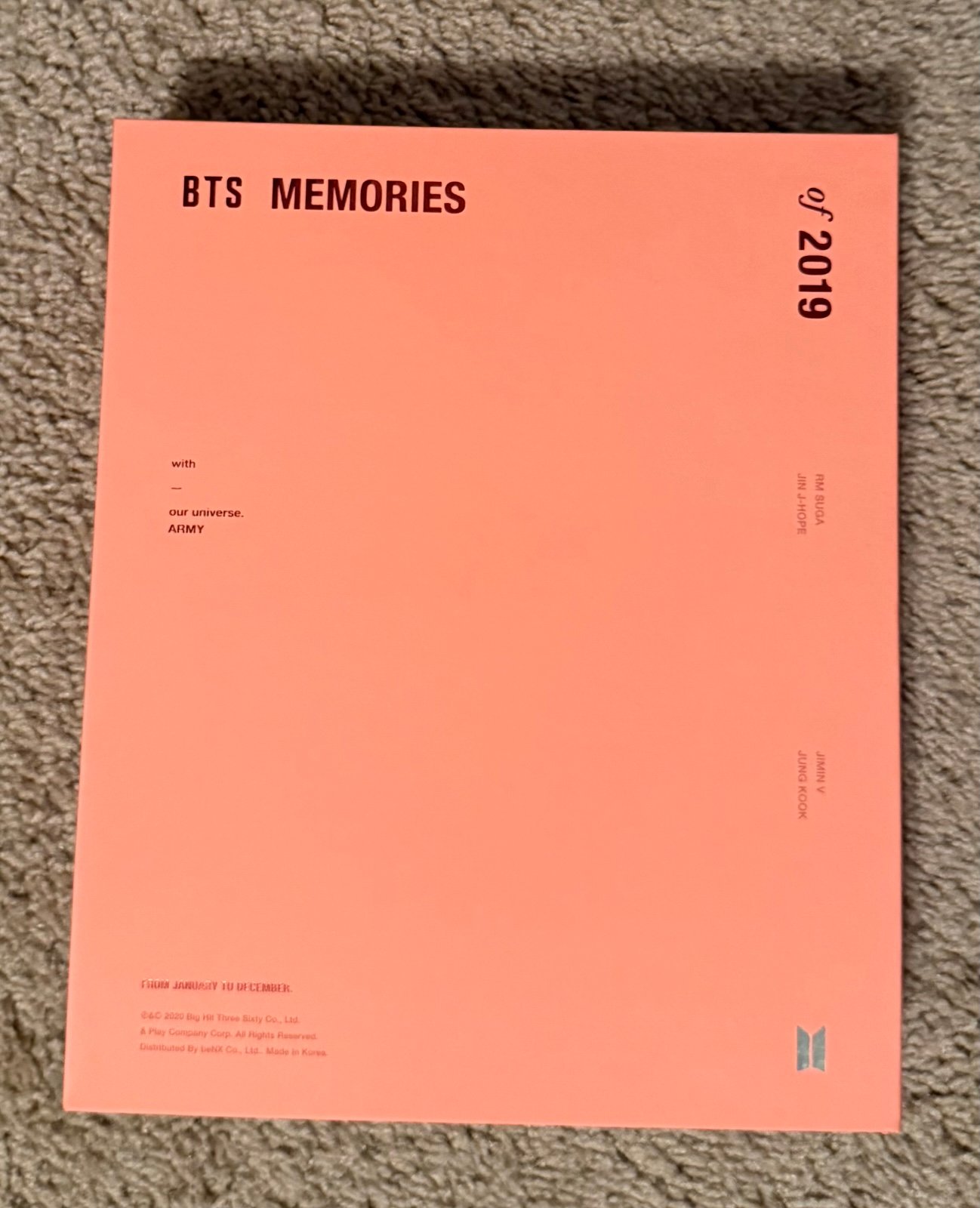 BTS Memories of 2019 Photobook