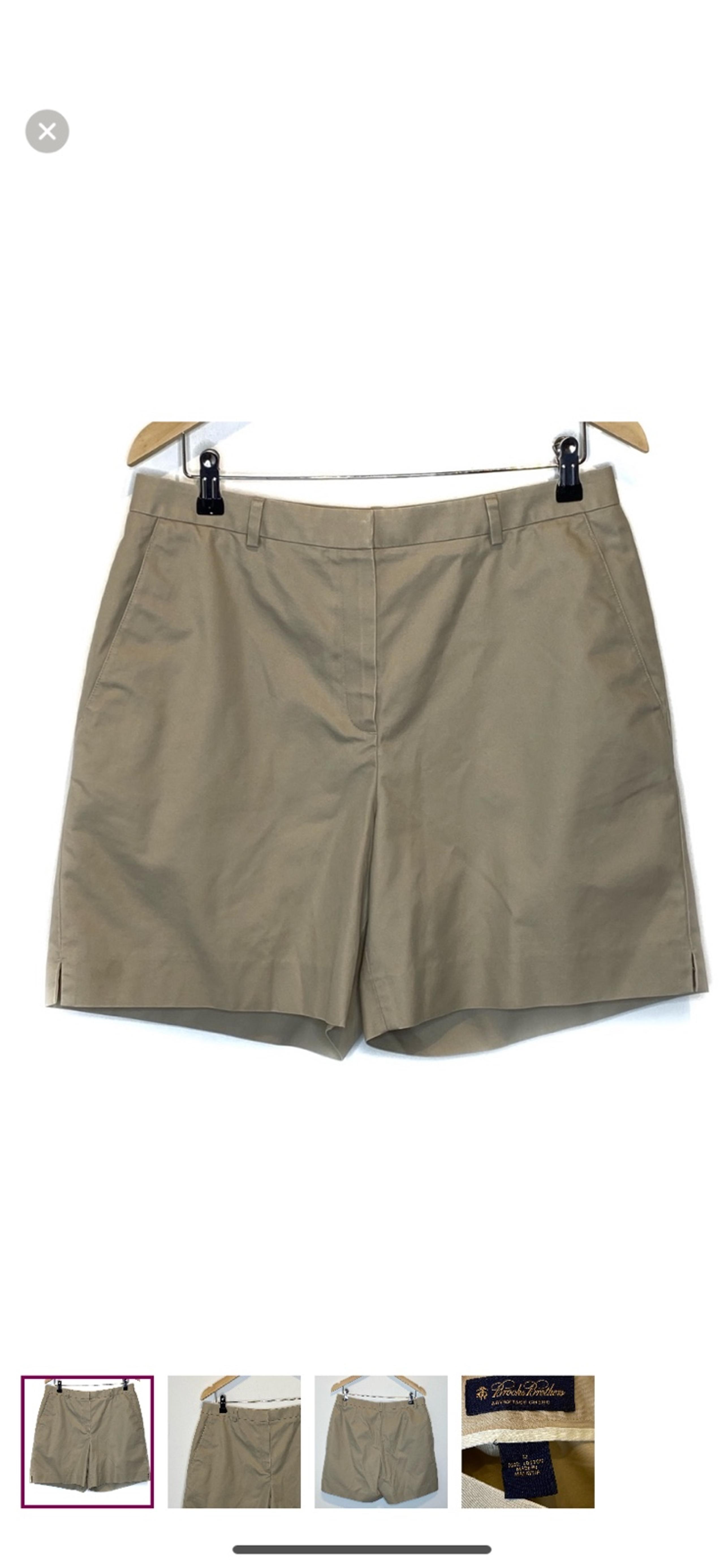 Brooks Brothers Womens Size 12 Advantage Chino Khaki Shorts