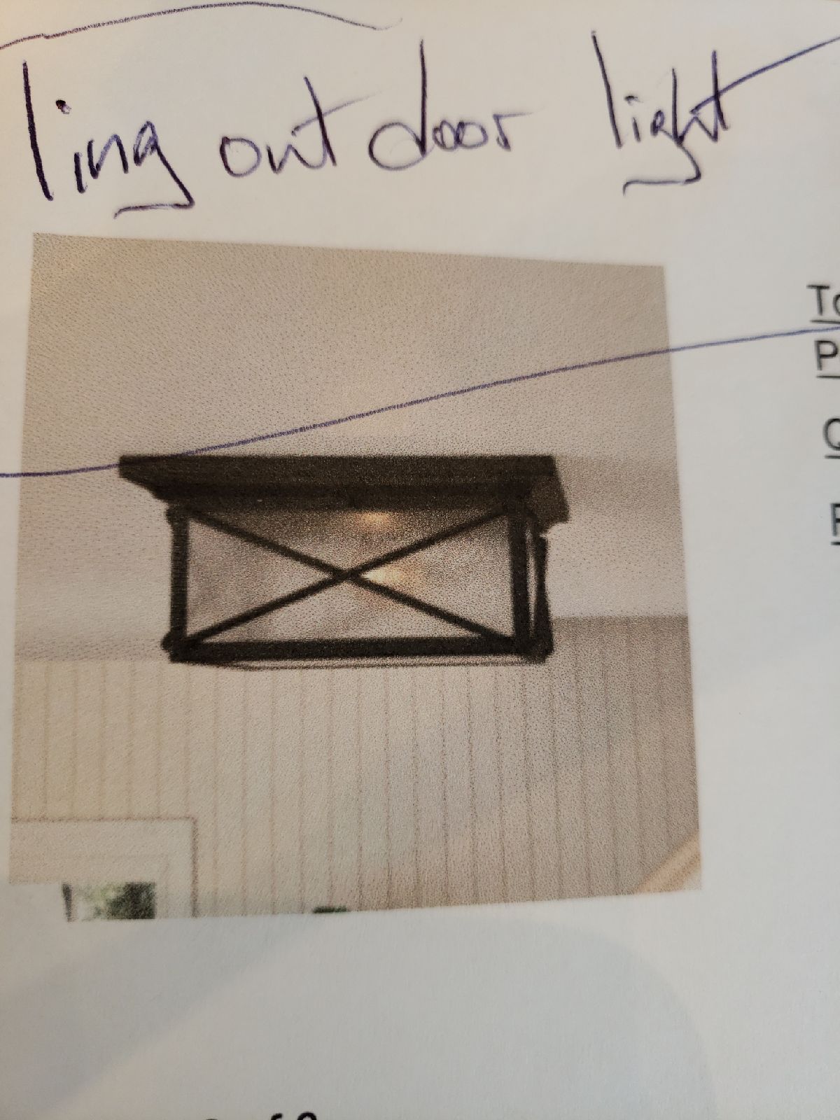 2-light outdoor light fixture