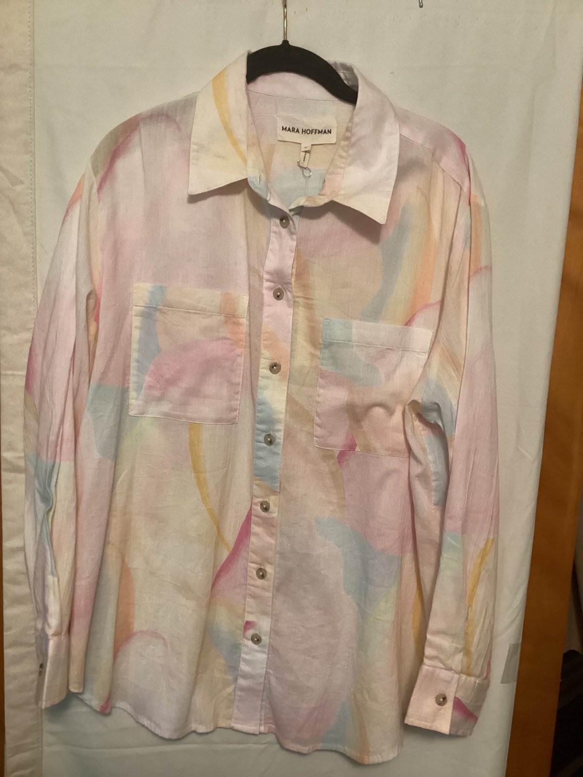 Mara Hoffman Adele Cotton blouse Sz M NWT