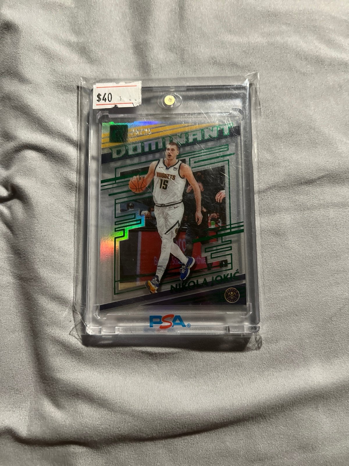 2020 Donruss Clearly Dominators Insert Nikola Jokic /25
