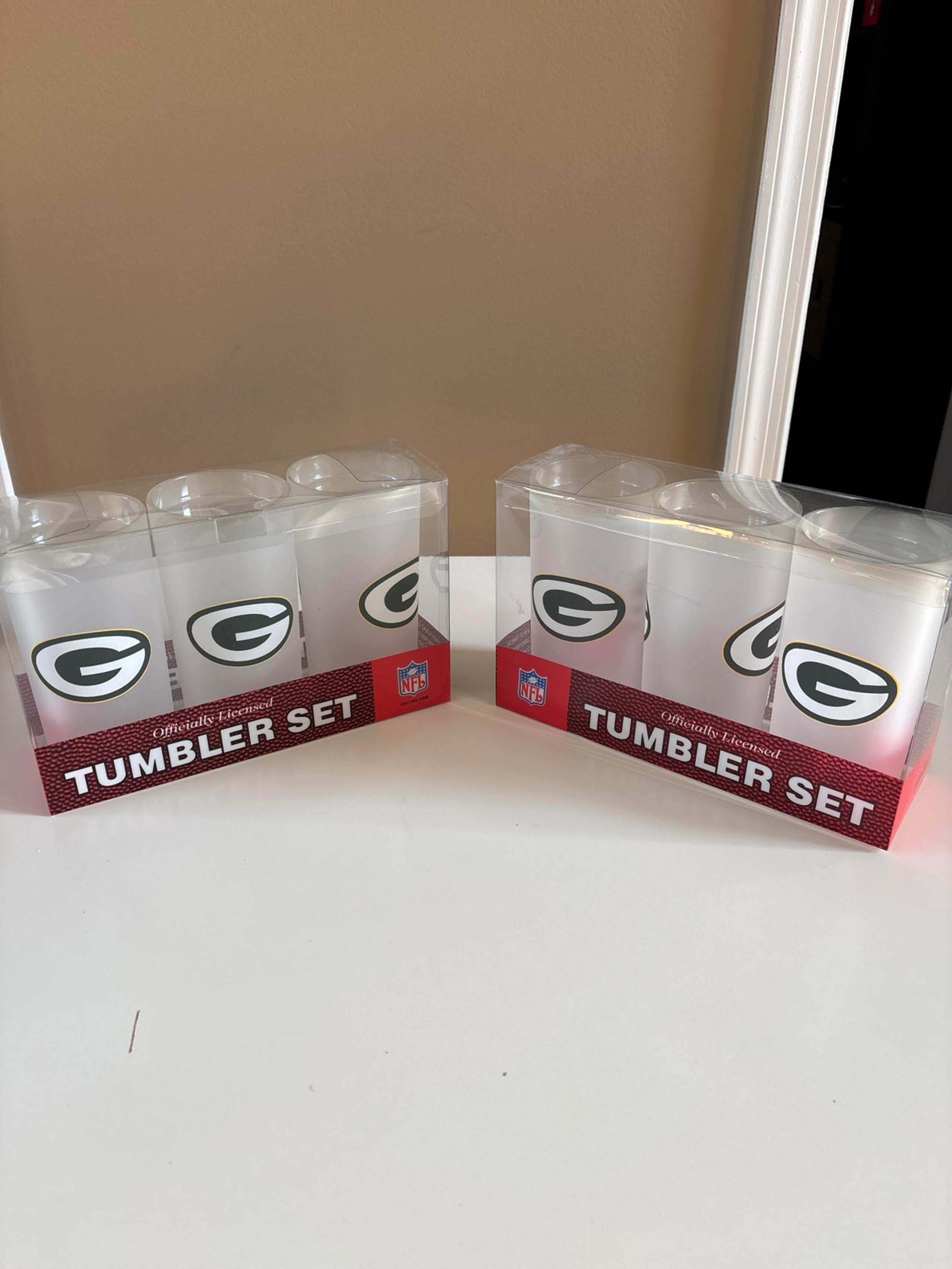 Lot of 2 NFL officially licensed Green Bay Packers Tumblers