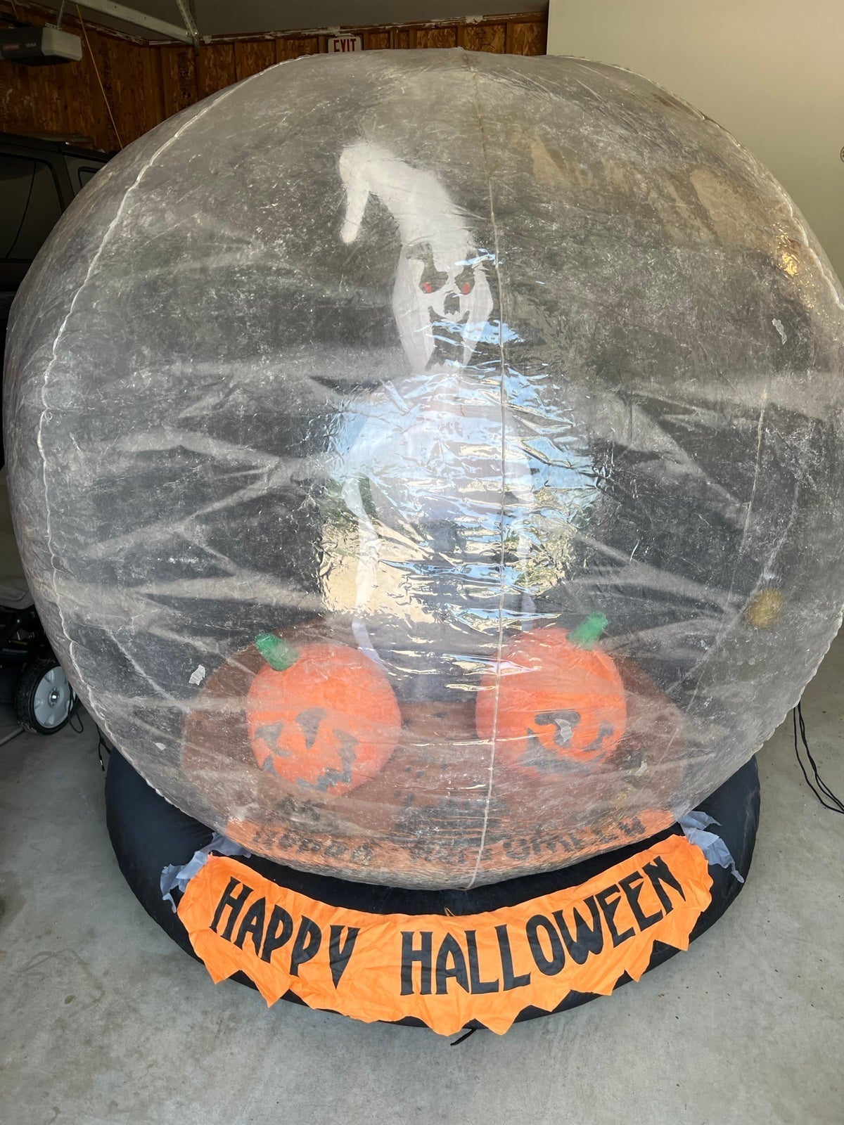 Airblown Inflatable Whirlwind Globe 6' Gemmy 2006 Halloween Decoration Snowglobe