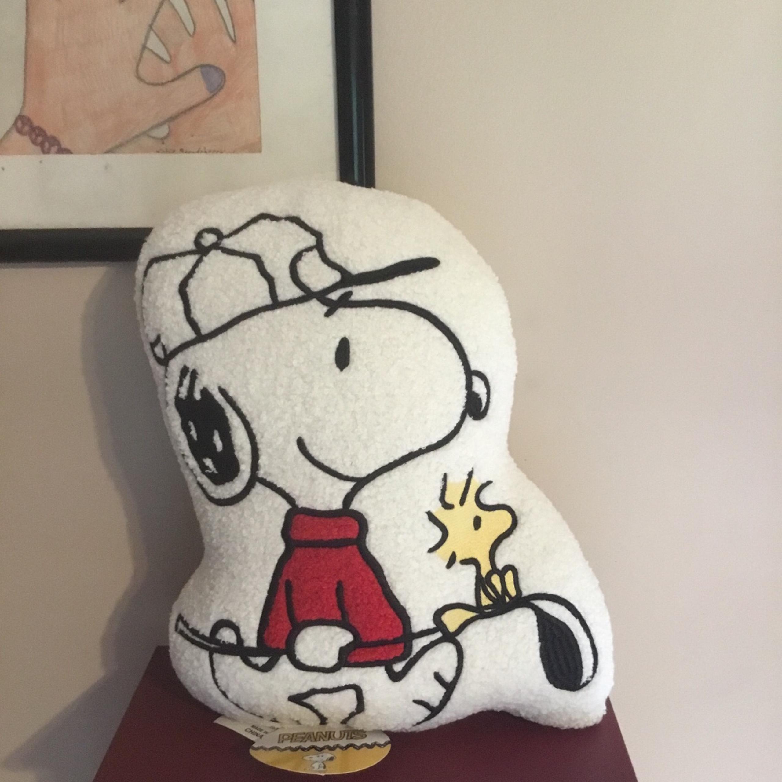 Snoopy Sherpa Decorative Throw pillow