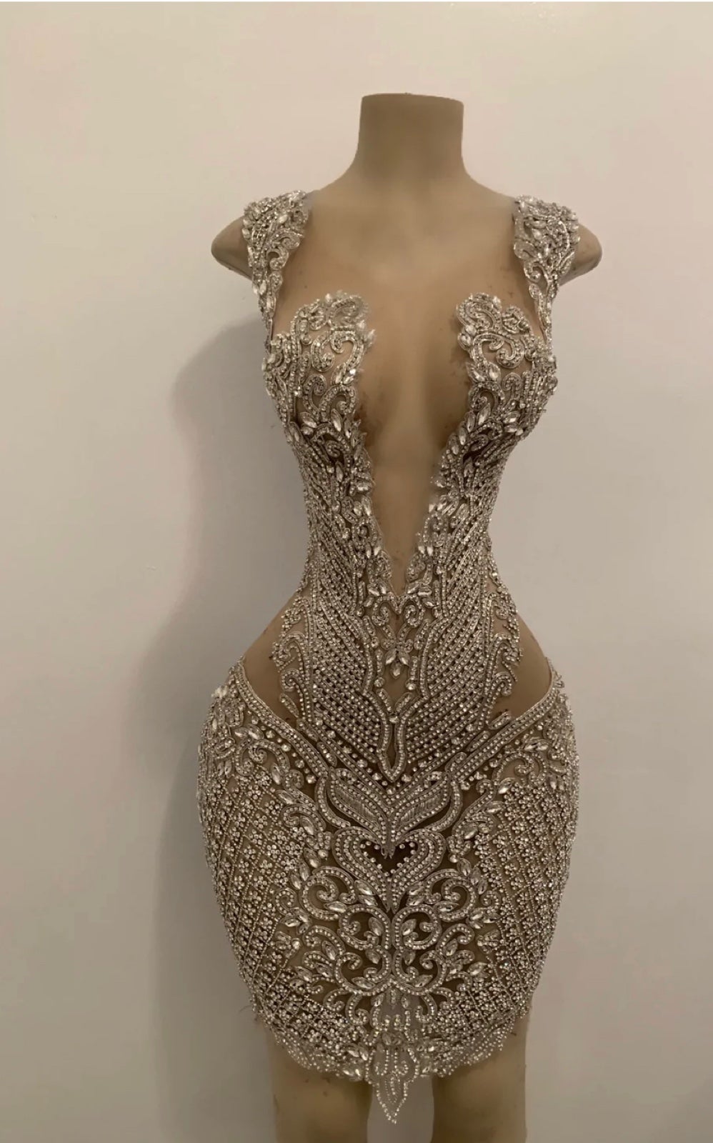 rhinestone dress
