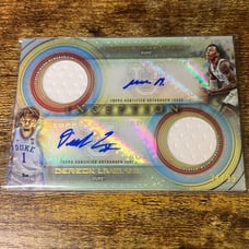 2022-23 BOWMAN INCEPTION RELIC Dereck Lively II, Mark Mitchell /99