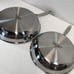 As is Granitestone Diamond PRO Stainless Steel Tri-Ply Non-Stick Saute Pans, 2pc
