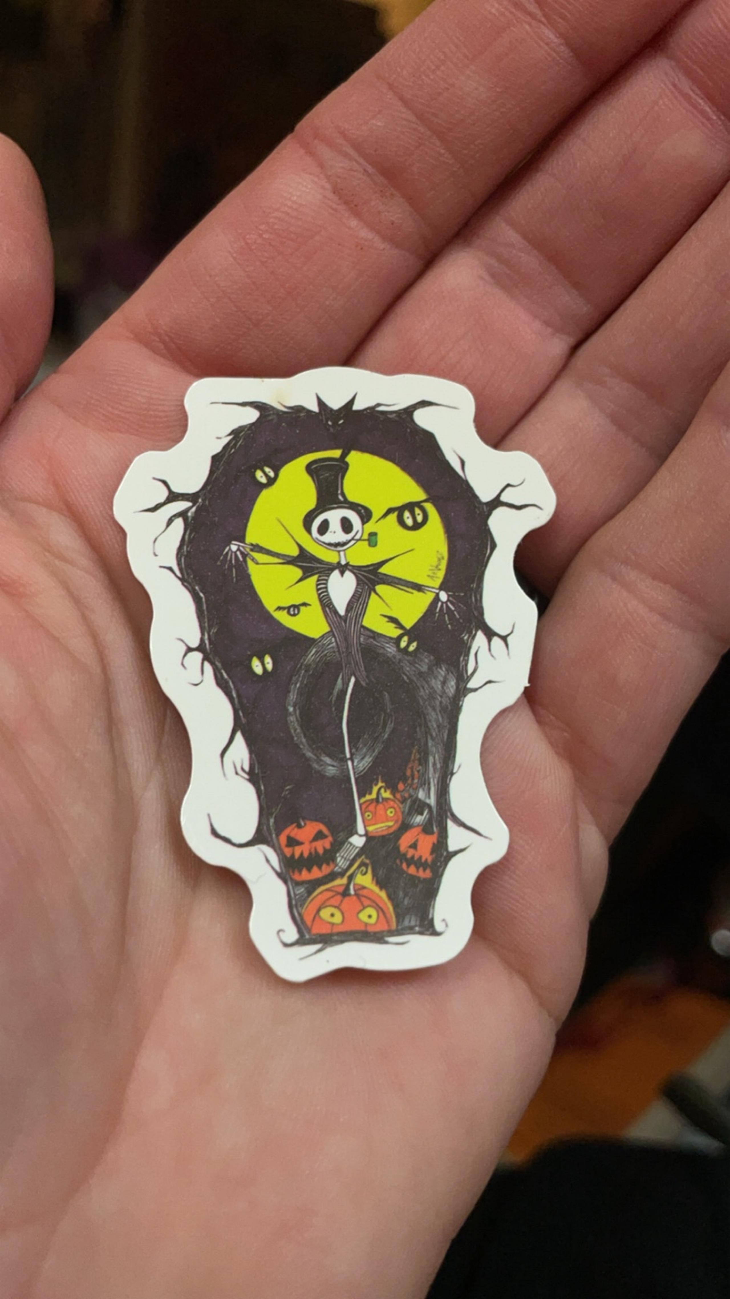 7 PC Nightmare Before Christmas Stickers