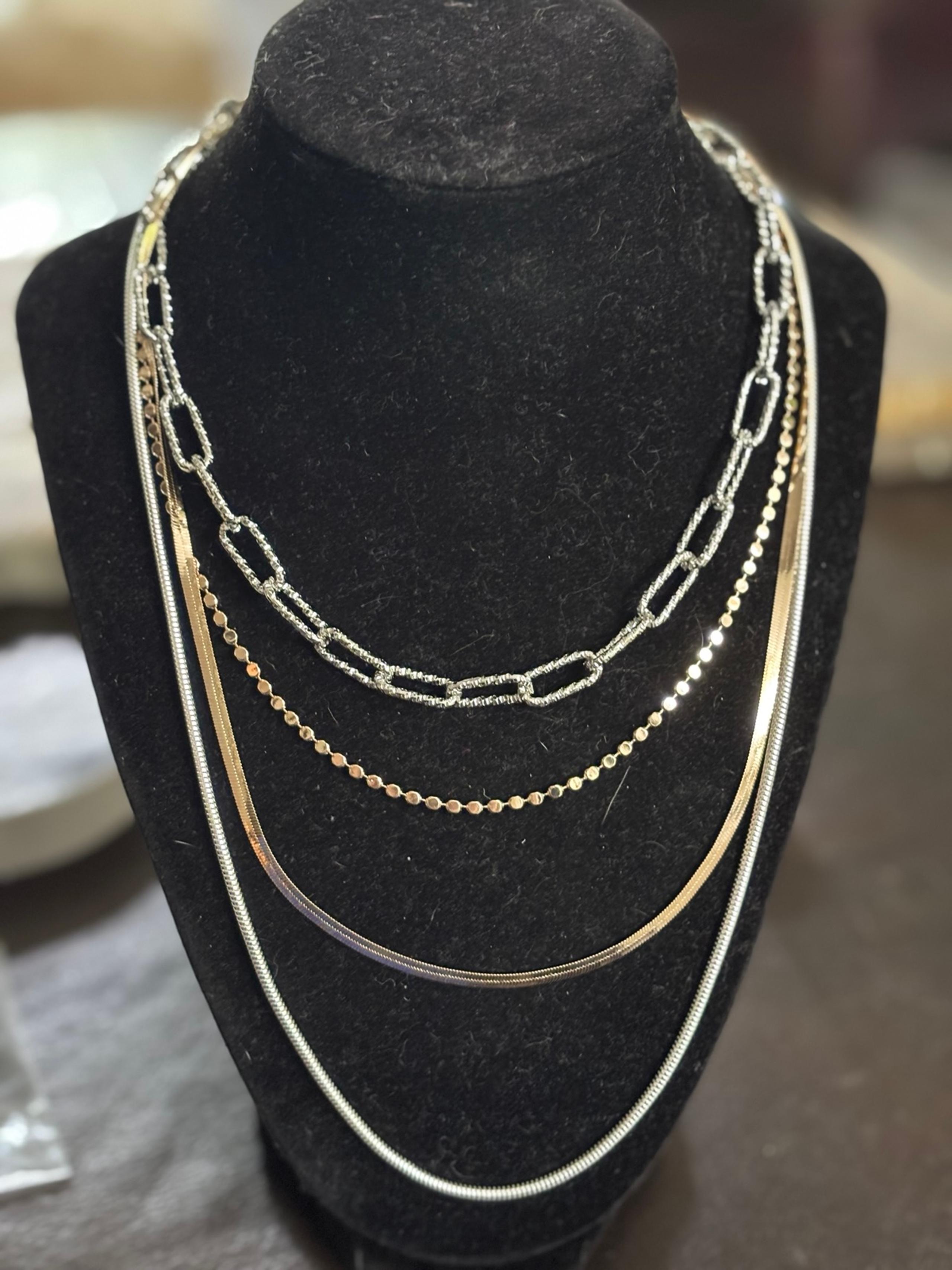 Ashley cooper necklace 4 in one NWT  they cannot be separated