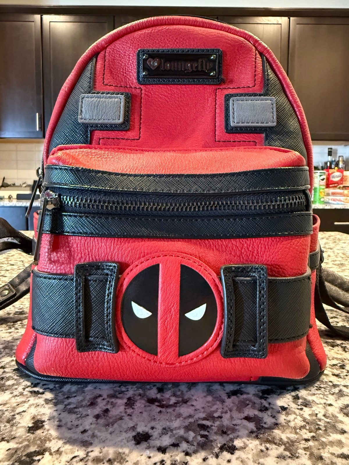 Rare 2016 Original LoungeFly Deadpool Mini-backpack