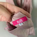 ELSIE + FRED pink satin halter top