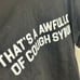 AWFUL LOT OF COUGH SYRUP “Black” Tee