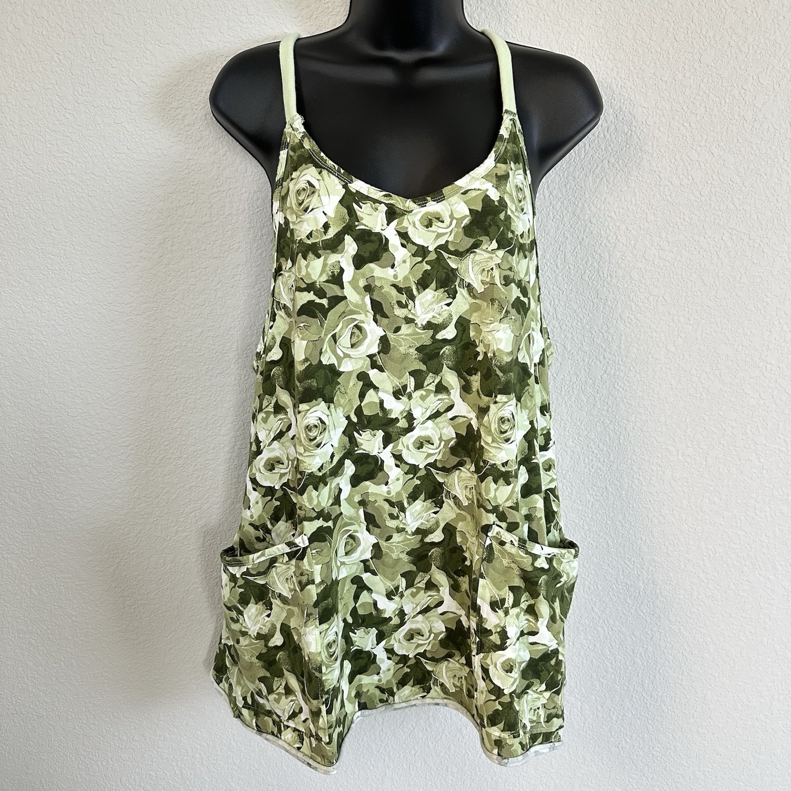 Free People Movement Hot Shot Green Floral Printed Romper Women's Sz XS NWOT