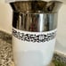 Rare Vintage Corning Ware Platinum Filigree 10 & 6 Cup Electromatic Percolators