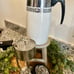 Rare Vintage Corning Ware Platinum Filigree 10 & 6 Cup Electromatic Percolators